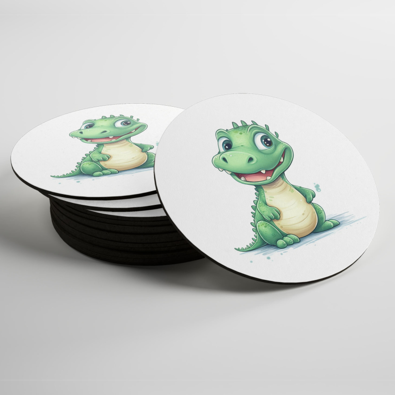Coasters Cartoon Crocodile