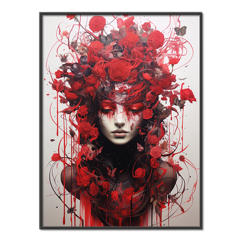 woman floral surrealism 2