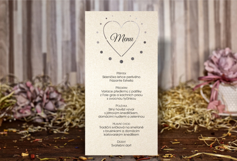 Wedding menu L3020m