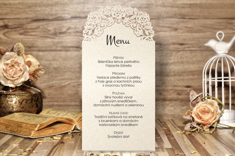 Wedding menu L3037m