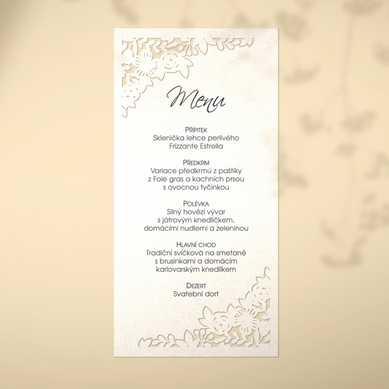Wedding menu L2106m