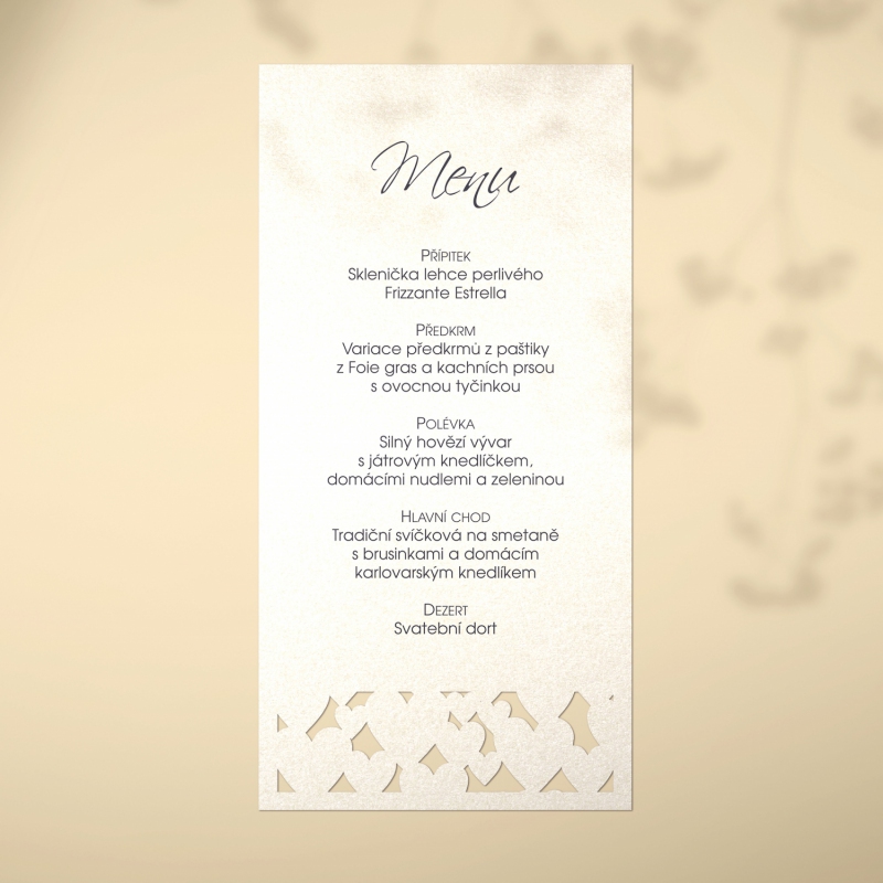 Wedding menu L2131m