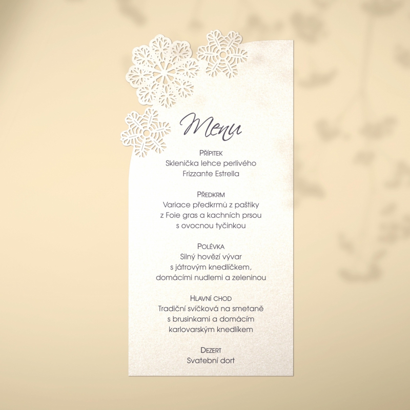 Wedding menu L2144m