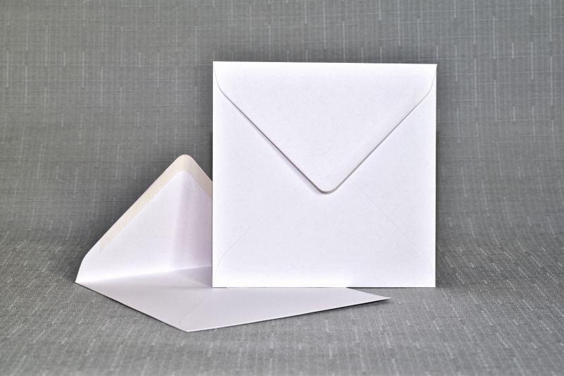 Envelope Square white 155mm