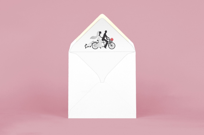 Wedding envelope FO1342sq
