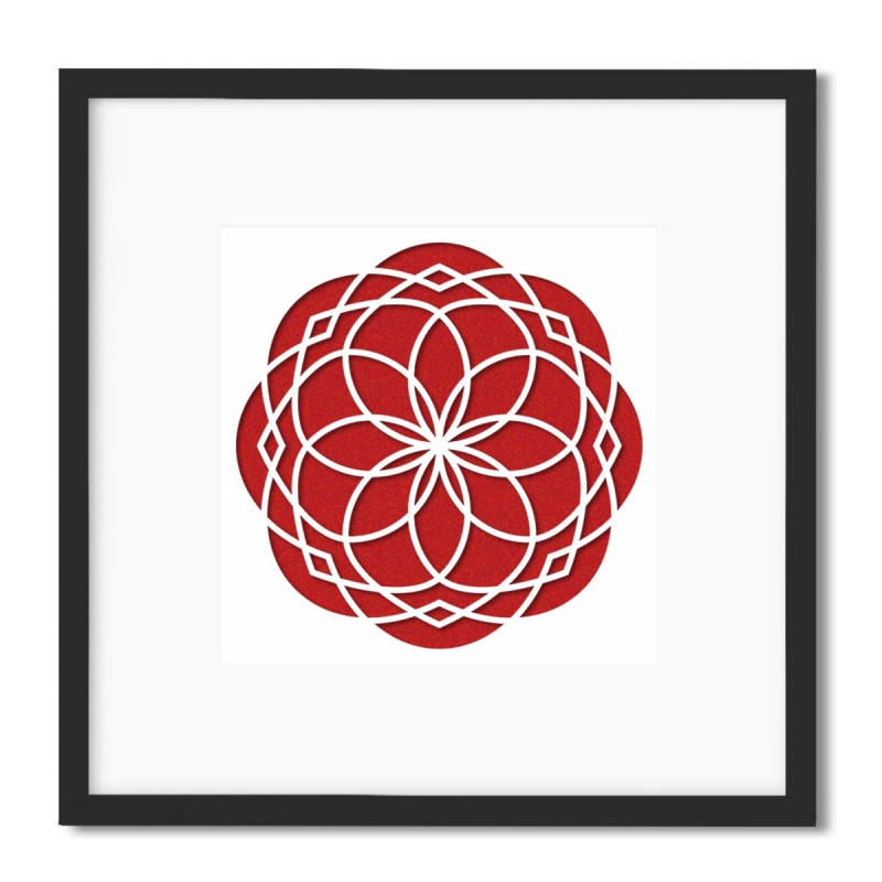 Wall art Lotus flower abstraction