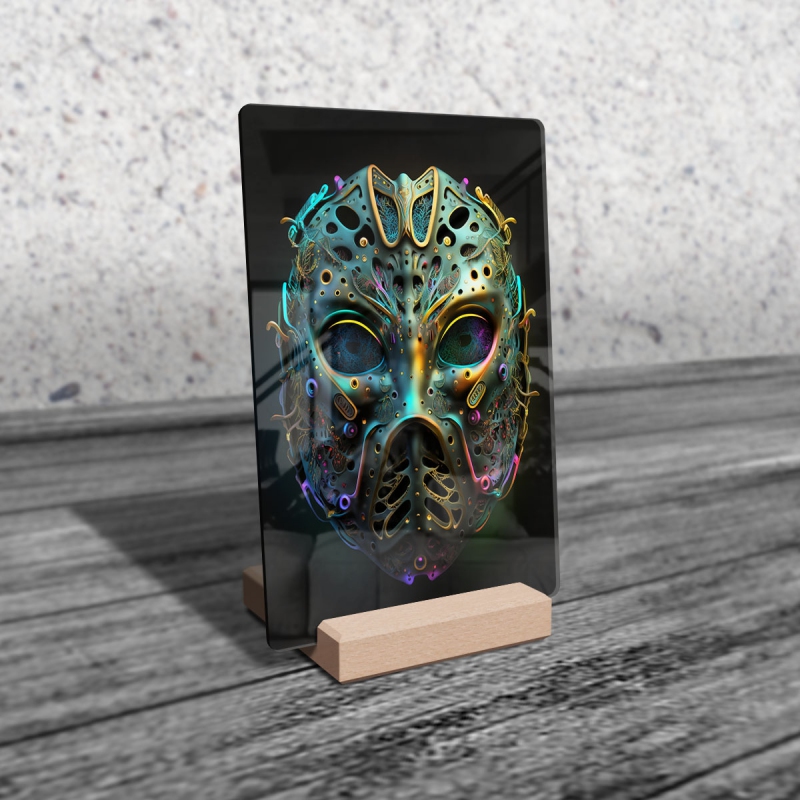 Acrylic glass Steampunk mask