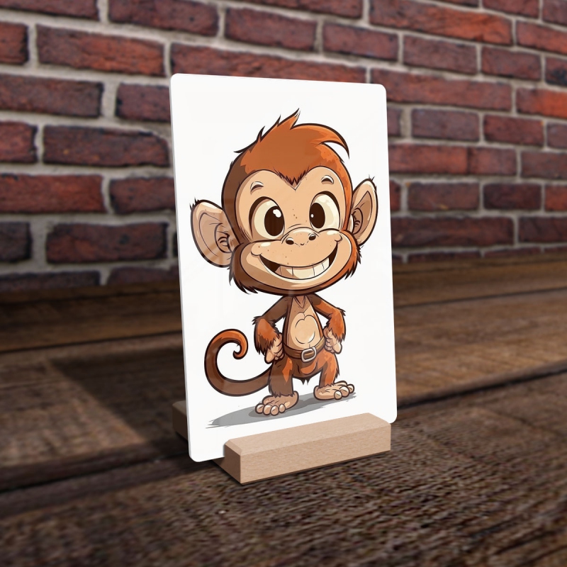 Acrylic glass Little monkey