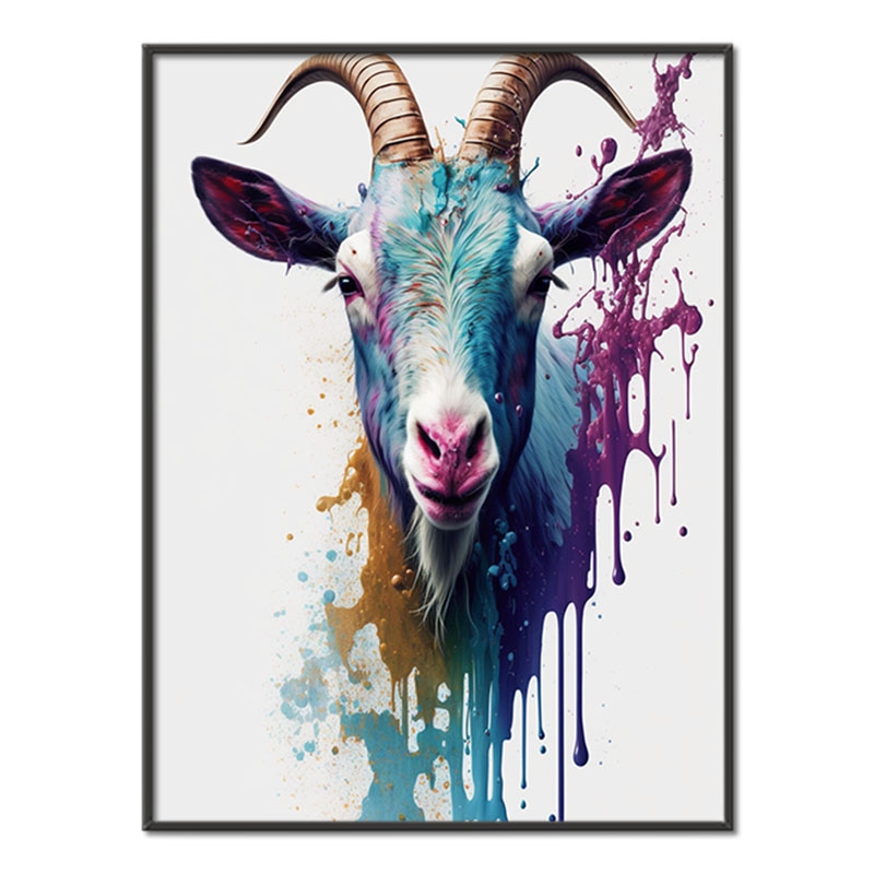Graffiti goat