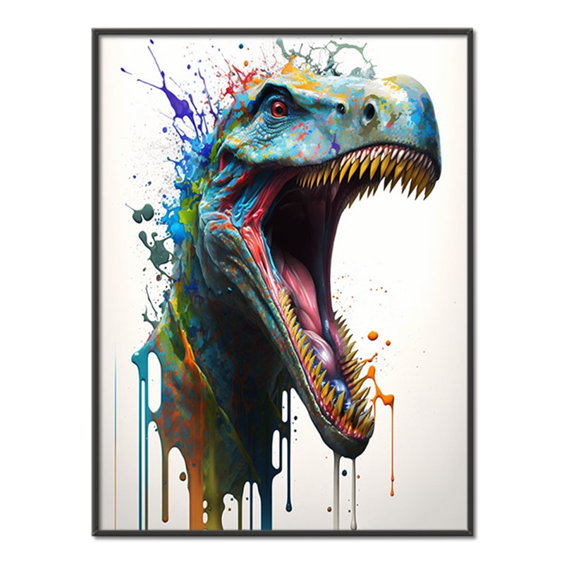 Dinosaur graffiti