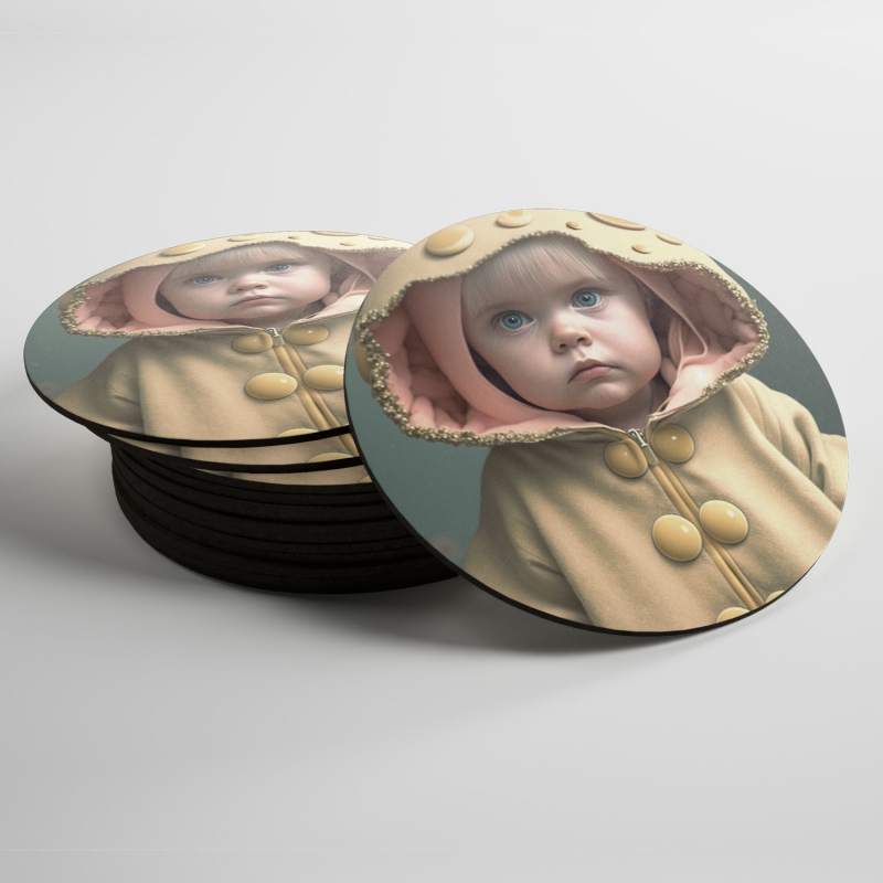 Coasters Fashion - baby toadstool mushroom