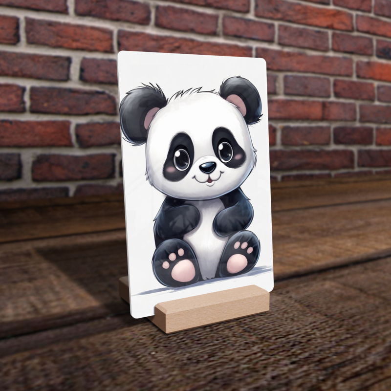 Acrylic glass Cartoon Panda