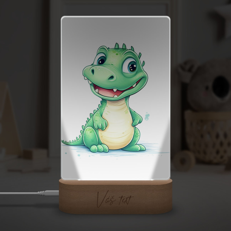 Lamp Cartoon Crocodile