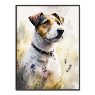 Parson Russell Terrier watercolor