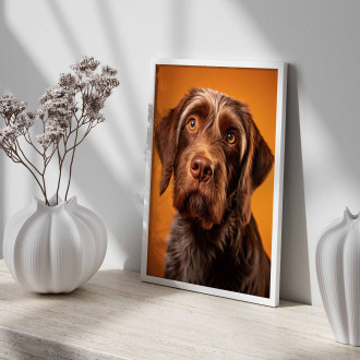 Wirehaired Pointing Griffon realistic
