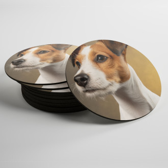 Coasters Parson Russell Terrier realistic
