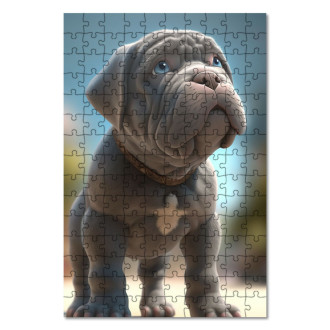 Wooden Puzzle Neapolitan Mastiff cartoon
