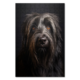 Wooden Puzzle Skye Terrier realistic