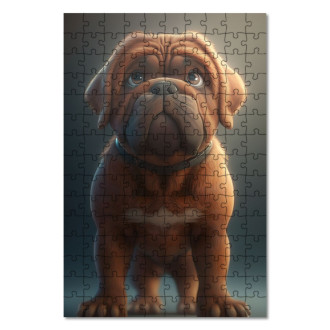 Wooden Puzzle Mastiff cartoon