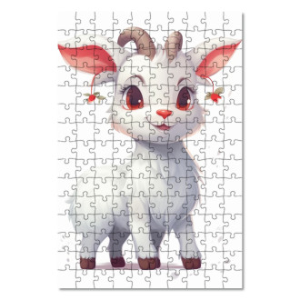 Wooden Puzzle Cartoon Goat