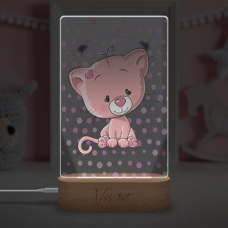Baby lamp Pink Kitten