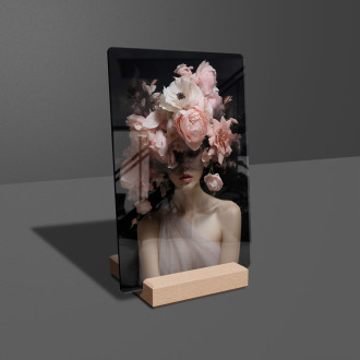 Acrylic glass female with flowers in her face-gigapixel-standard-scale-6