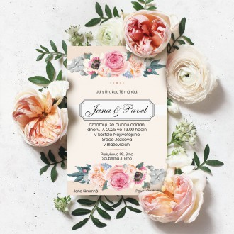 Wedding invitation FO1301