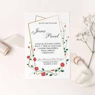 Wedding invitation FO1324