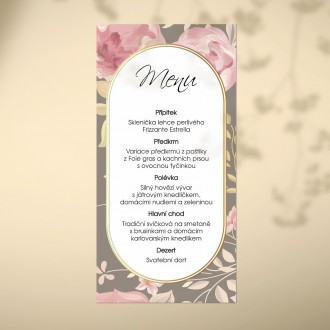 Wedding menu FO1348m