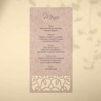 Wedding menu L2109m