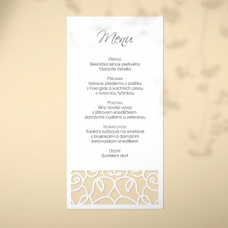 Wedding menu L2109m