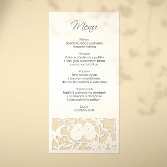 Wedding menu L2143m