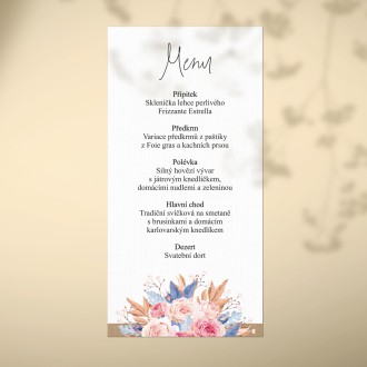 Wedding menu FO20017m