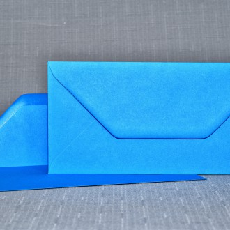 Envelope DL blue kingfisher