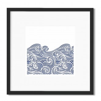 Wall art Wave abstraction