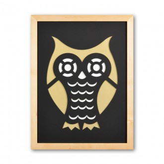 Wall art Eagle-owl