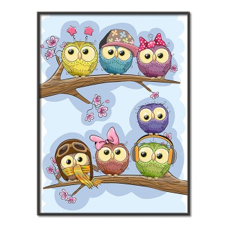 Little owls kids Poster
