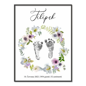 Personalized Poster Baby Birth - 08