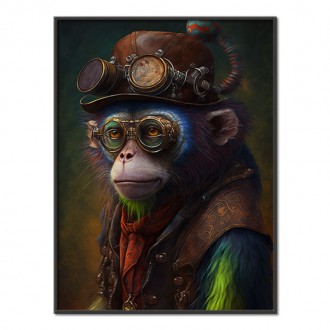 A steampunk monkey
