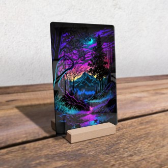 Acrylic glass Magic mountain