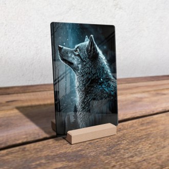 Acrylic glass Land of Wolves 1
