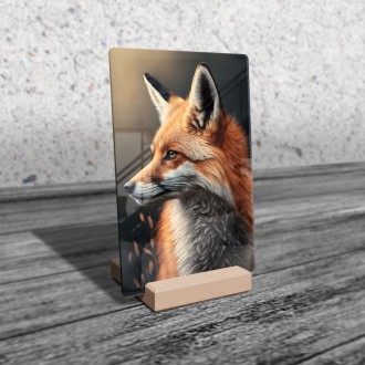 Acrylic glass Fox