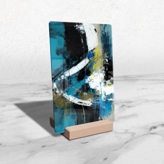 Acrylic glass Modern art - colors