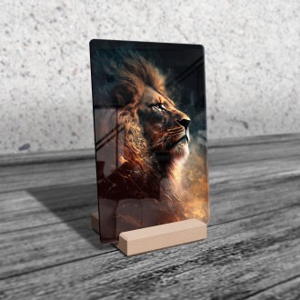 Acrylic glass King of animals