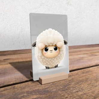 Acrylic glass Little sheep