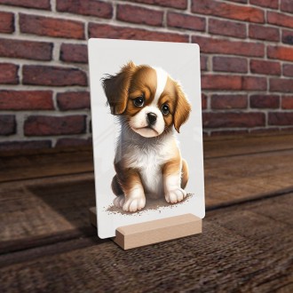 Acrylic glass Little puppy