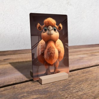 Acrylic glass Animated camel