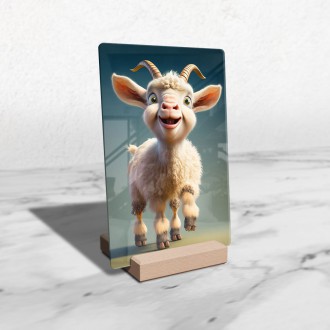 Acrylic glass Animated goat