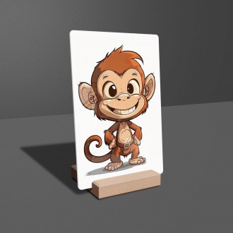 Acrylic glass Little monkey