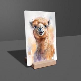 Acrylic glass Watercolor camel